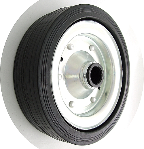 KOŁO METAL-GUMA 200MM BEZ OBUDOWY OŚKA 25MM 69F