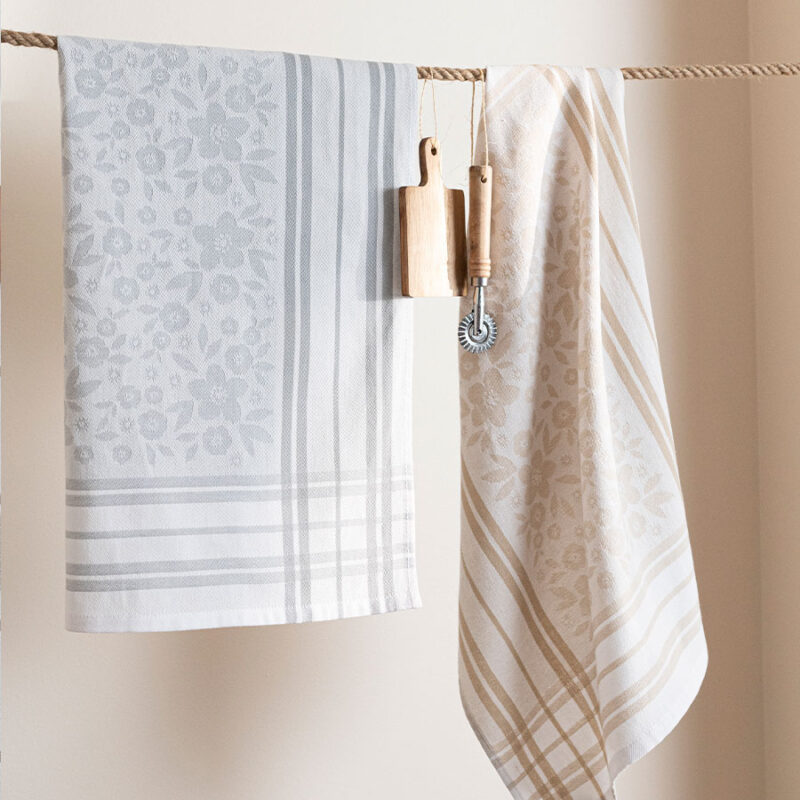 FIOŁKA Ścierka kuchenna, rozmiar 50x70cm, kolor szary 001 (promocja)