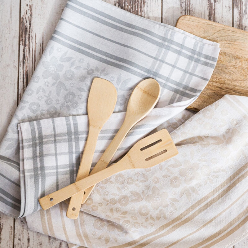 FIOŁKA Ścierka kuchenna, rozmiar 50x70cm, kolor szary 001 (promocja)