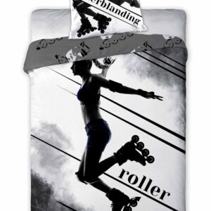 Pościel bawełna 160x200+1p70x80 Sport Rolki