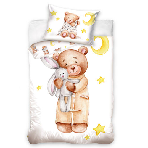 Pościel bawełna 90x120 + 40x60 Misio