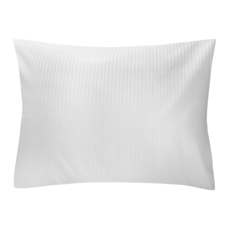 Poszewka hotelowa na zakładkę PASY 4mm biała/70x80