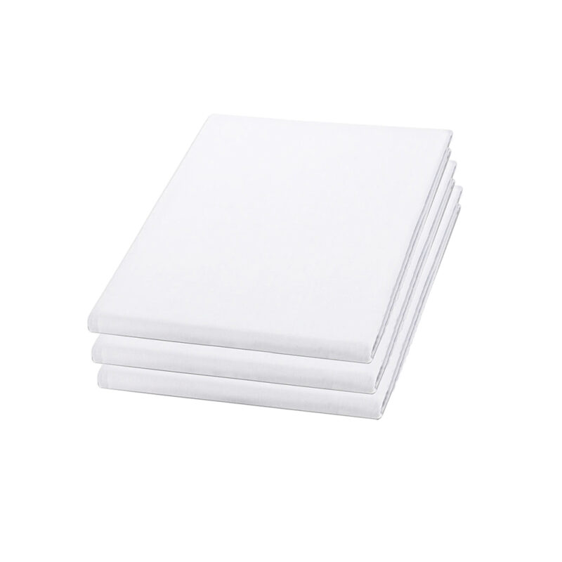 Prześcieradło hotelowe białe GŁADKIE/200x220