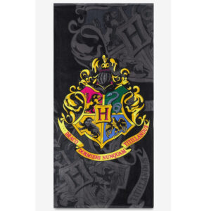 Ręcznik bawełniany 70x140 Harry Potter czarny