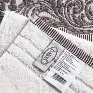 Ręcznik bawełniany frotte MERVAN/3735/cream 50x90+70x140 kpl.