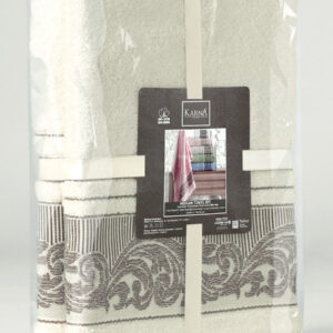 Ręcznik bawełniany frotte MERVAN/3735/cream 50x90+70x140 kpl.