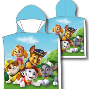 Ręcznik bawełniany ponczo z kapturem 50x115 Psi Patrol 159