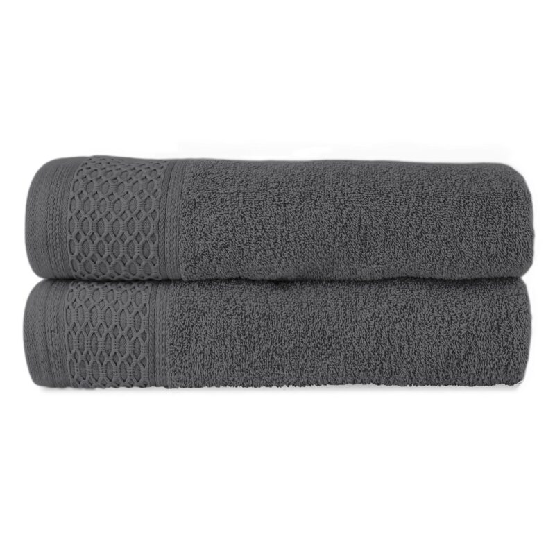 Ręcznik D Bawełna 100% Solano Beż + Ciemny Popiel (P) 2x50x90+2x70x140 kpl.