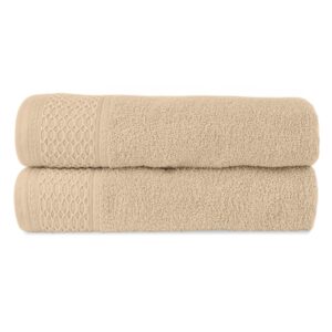 Ręcznik D Bawełna 100% Solano Cappuccino + Ciemny Turkus (P) 2x50x90+2x70x140 kpl.