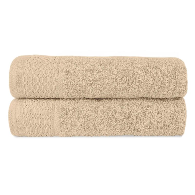 Ręcznik D Bawełna 100% Solano Cappuccino + Granat (P) 2x50x90+2x70x140 kpl.