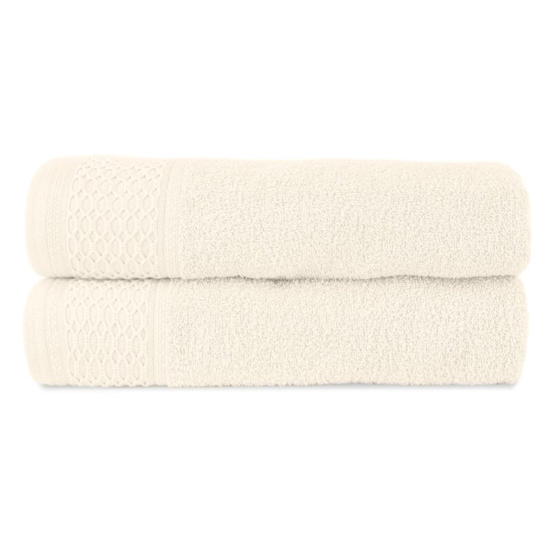 Ręcznik D Bawełna 100% Solano Ecru + Ciemny Turkus (P) 2x50x90+2x70x140 kpl.