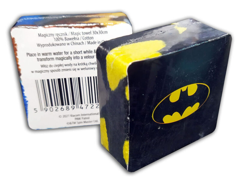 Ręcznik prasowany dziecięcy 30x30 Batman