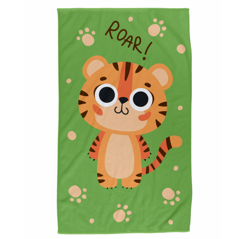 Ręcznik przedszkolny dla dziecka 30x50 Tygrysek