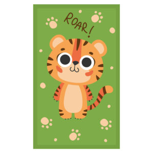 Ręcznik przedszkolny dla dziecka 30x50 Tygrysek