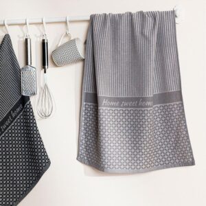 sweet-home-scierka-kuchenna-rozmiar-50x70cm-kolo SWEET HOME Ścierka kuchenna, rozmiar 50x70cm, kolor szary 001 (promocja)