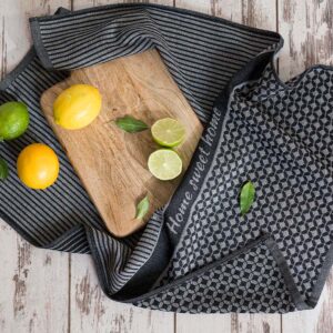 sweet-home-scierka-kuchenna-rozmiar-50x70cm-kolo SWEET HOME Ścierka kuchenna, rozmiar 50x70cm, kolor czarny 007 (promocja)