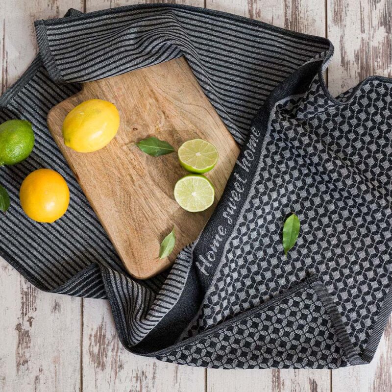 sweet-home-scierka-kuchenna-rozmiar-50x70cm-kolo SWEET HOME Ścierka kuchenna, rozmiar 50x70cm, kolor czarny 007 (promocja)