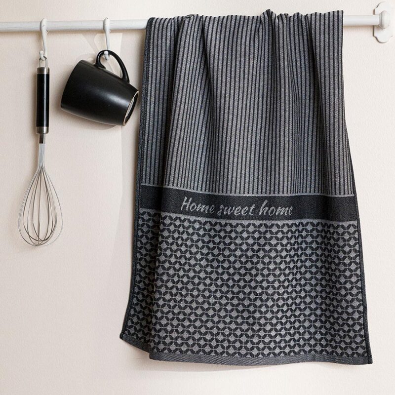 sweet-home-scierka-kuchenna-rozmiar-50x70cm-kolo SWEET HOME Ścierka kuchenna, rozmiar 50x70cm, kolor czarny 007 (promocja)