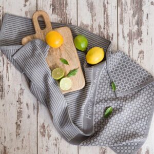 sweet-home-scierka-kuchenna-rozmiar-50x70cm-kolo SWEET HOME Ścierka kuchenna, rozmiar 50x70cm, kolor szary 001 (promocja)