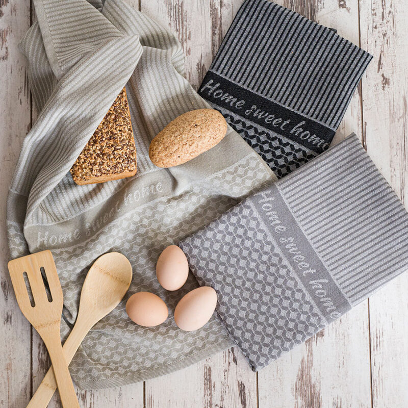 sweet-home-scierka-kuchenna-rozmiar-50x70cm-kolo SWEET HOME Ścierka kuchenna, rozmiar 50x70cm, kolor beżowy 002 (promocja)